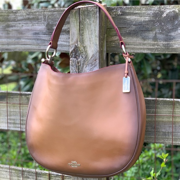 Coach Handbags - Coach Burnished Brown Large Nomad Hobo Bag Purse